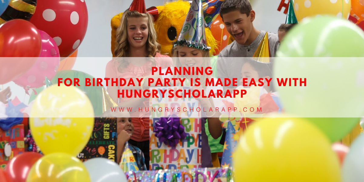 Planning for birthday party 